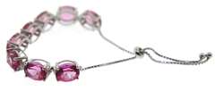 Sterling Silver Pink Topaz Bracelet