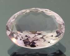 Glittering oval cut 7.24ct pink Amethyst