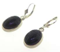 Sterling Silver Black Onyx Earrings