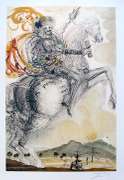 Salvador Dali, 'Don Quixote' Lithograph