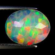 True honeycomb pattern! Faceted! 1.67ct Opal