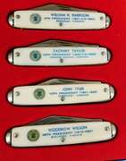 Virginia's Presidents 8 Pocket Knife Collection