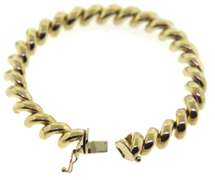 Handsome 14kt Yellow Gold San Marco Bracelet
