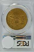 Essentially Brilliant Uncirculated 1861 Type One $20 Liberty Gold Piece. PCGS AU58 'The War Hoard'