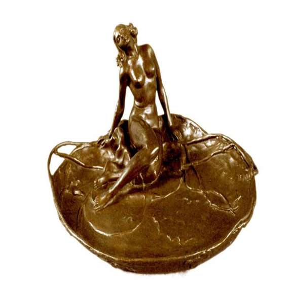 Amazing Jewelry Holder Bronze Sculpture
