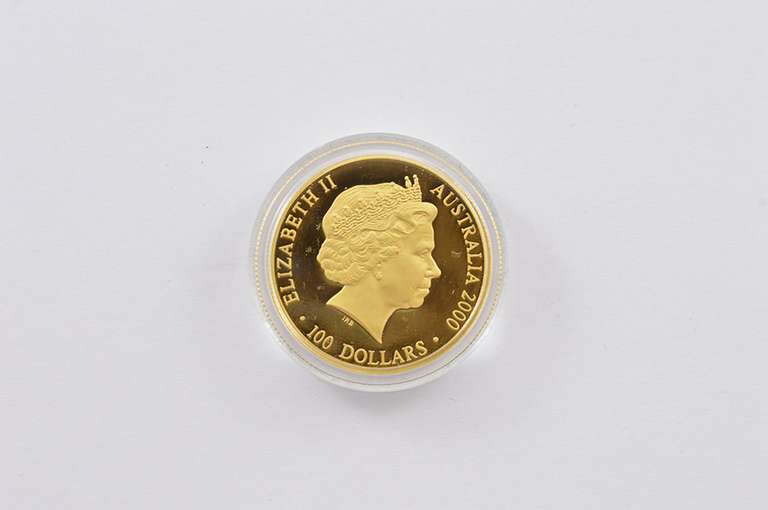2000 Australia 100 Dollars Sydney Olympic Coin Collection .999 Gold Pf