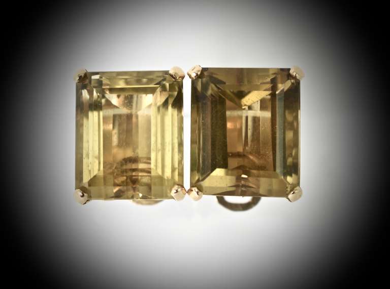 Bold and Dramatic Citrine Earrings