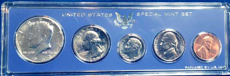 Lot of 5 1967 SMS In OGP