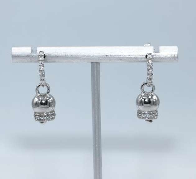 Bianci sterling silver bell earrings