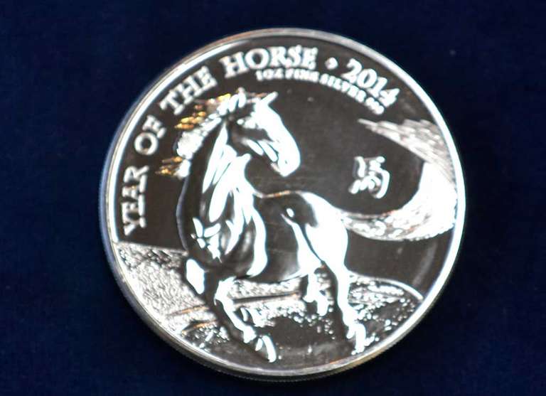 2014 UK Year Of The Horse Proof 2 Pound Coin