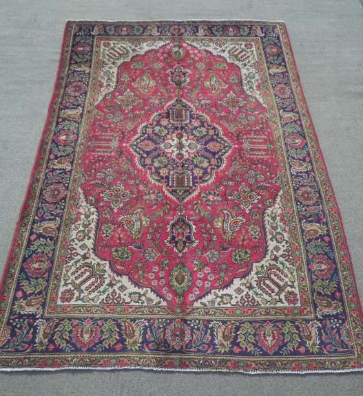 Semi Antique Persian Tabriz 10.5x6.10