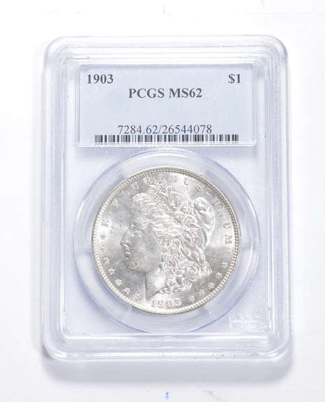 MS62 1903 Morgan Silver Dollar - Graded PCGS