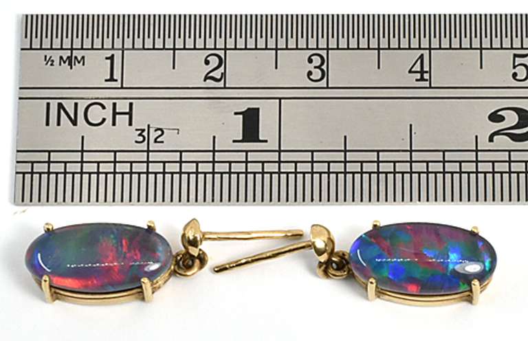 Colorful Opal Doublet Earrings