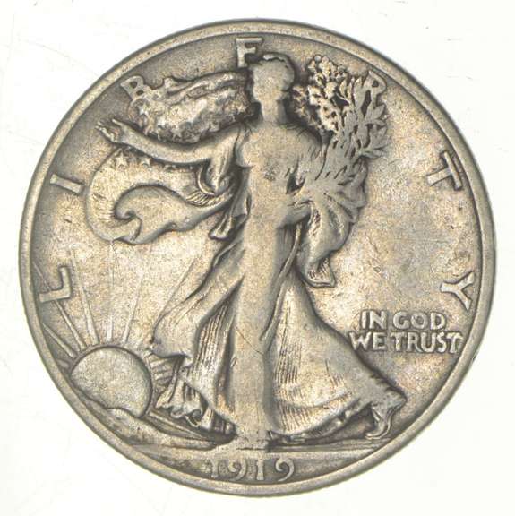 1919-D Walking Liberty Half Dollar