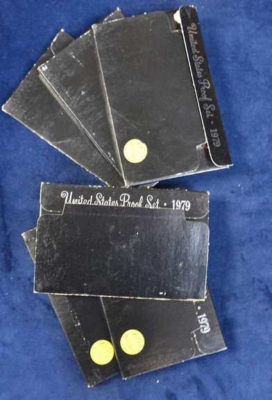 Lot of 6 1979 Proof Sets