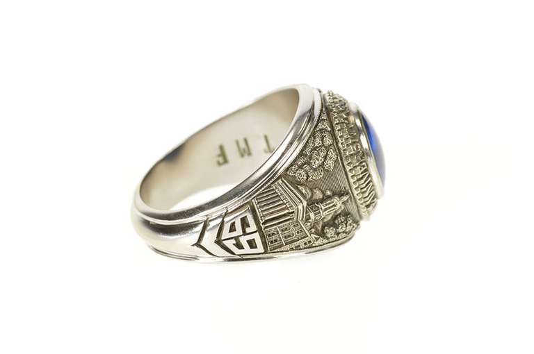 10K White Gold 1969 Pennsylvania State University Class Ring