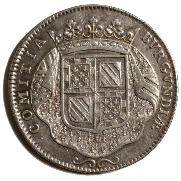 1707 Burgundy Token Louis XIV Certa Ducant Sidera Silver