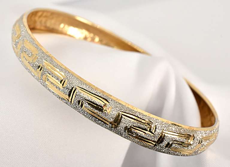 Interesting 14k W&Y Flex Bangle