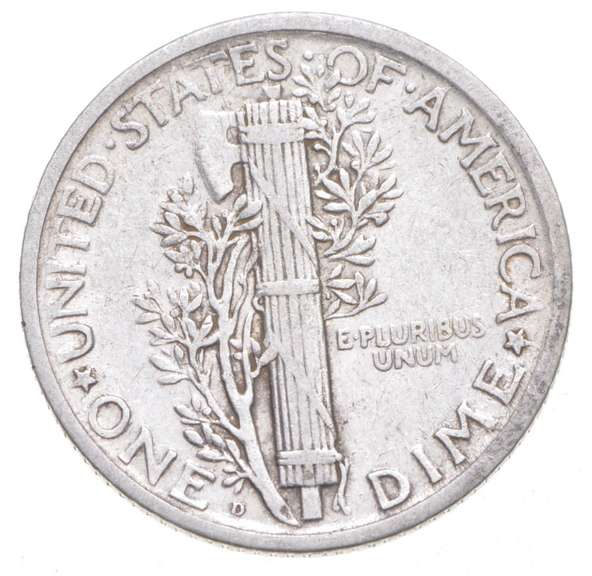 1925-D Mercury Silver Dime