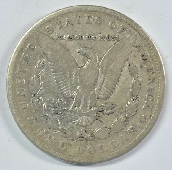 Rare 1893-O Morgan Silver Dollar. Key date