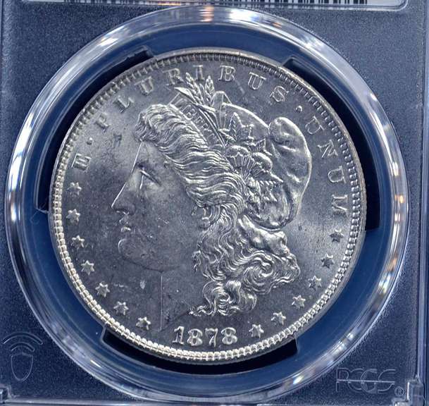 1878 7/8 TF Morgan Dollar PCGS MS63 Weak