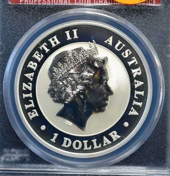 2013 P Australia Kookaburra w/snake First Strike  PCGS MS70