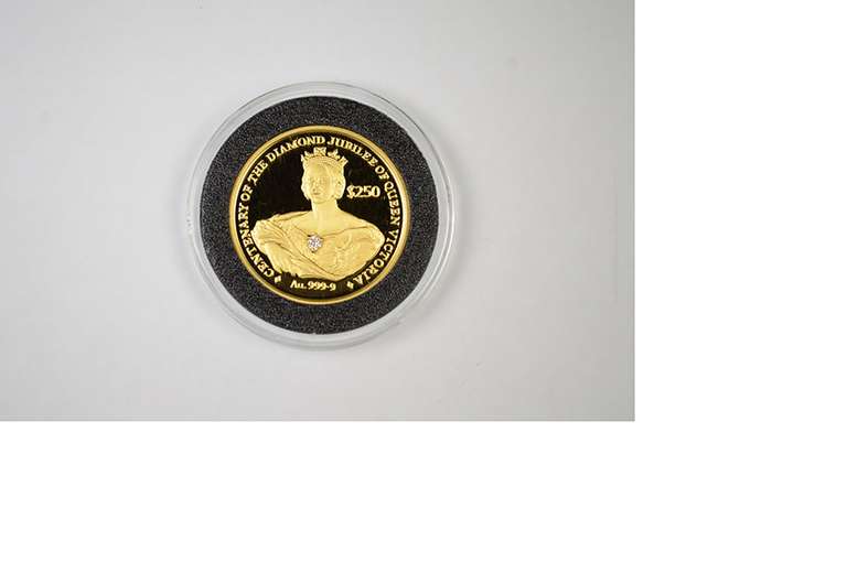 1997 Sierra Leone 250 Dollars Gold Coin - AGW