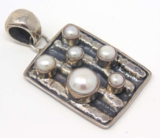 Mother of Pearl Sterling Silver Pendant