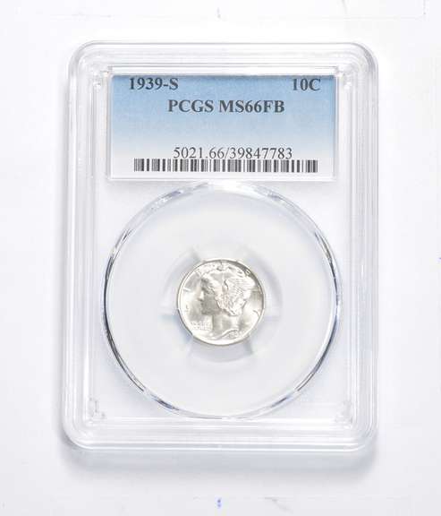 MS66FB 1939-S Mercury Dime - Graded PCGS