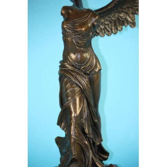 Goddess Nike-Winged Bronze Statue