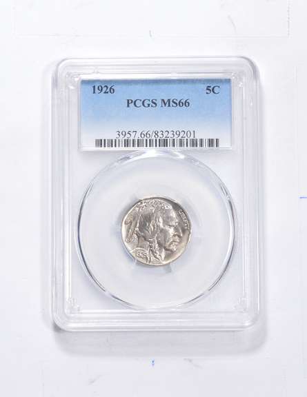 MS66 1926 Buffalo Indian Nickel - PCGS Graded