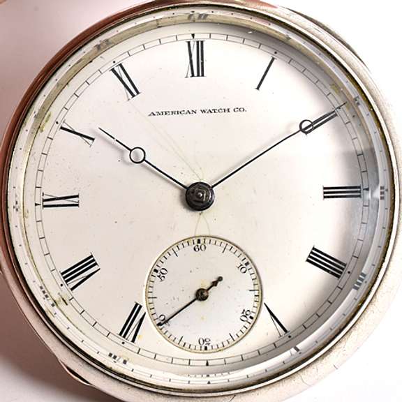 Lovely Waltham Pocket Watch in Coin Silver