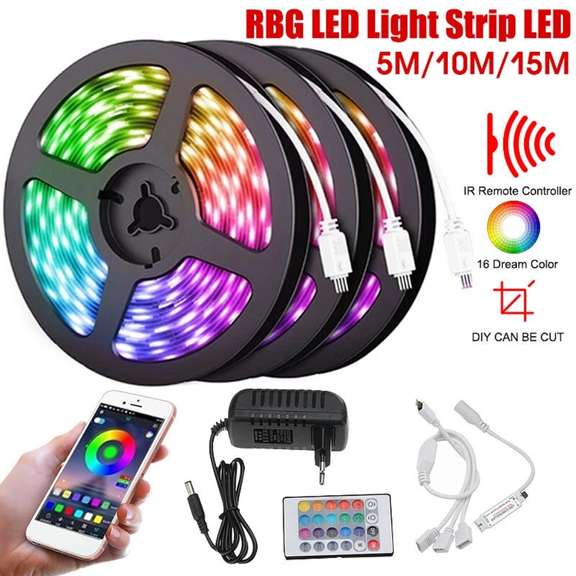 12V LED Light Strip 15M RGB LED Tape Lights