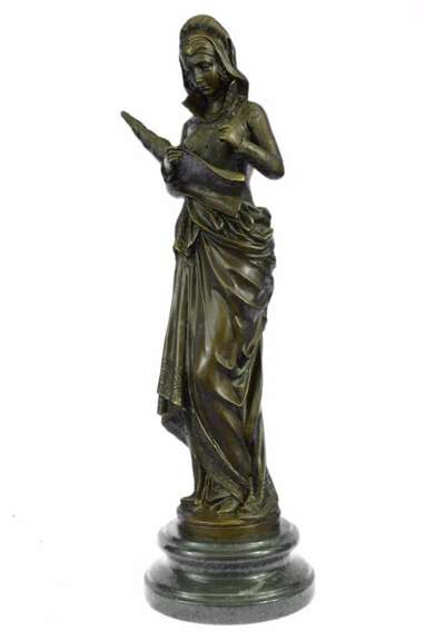 Fortuna Roman Goddess Bronze Statue