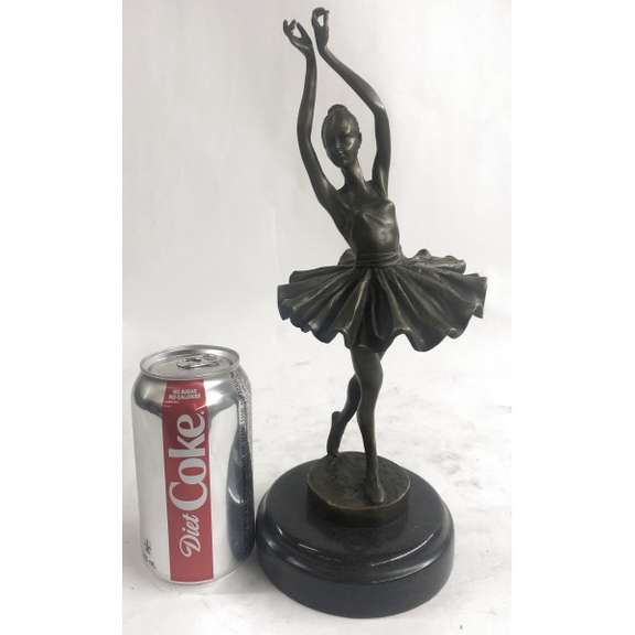 Abstract Ballerina Bronze Sculpture Figurine