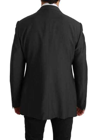 ARMANI  Gray 100% Wool METROPOLITAN Jacket Blazer