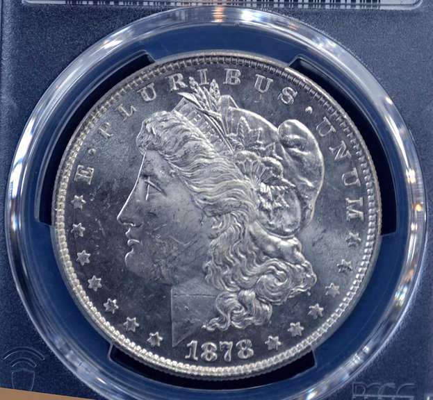 1878 8TF Morgan Dollar PCGS MS62