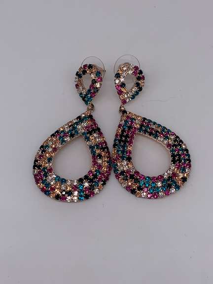 Stunning Designer Crystal Earrings