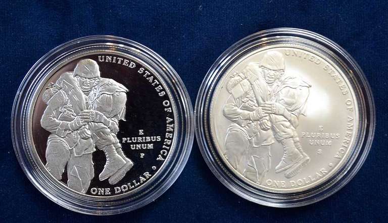 2011 Medal Of Honor Commemorative Coins Set BU & Proof