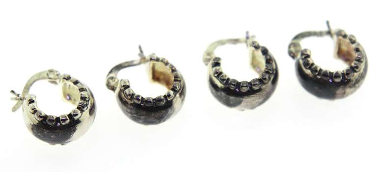 Pair of 2 Sterling Silver Earrings