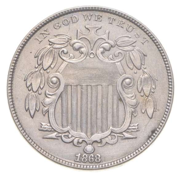 1868 Shield Nickel