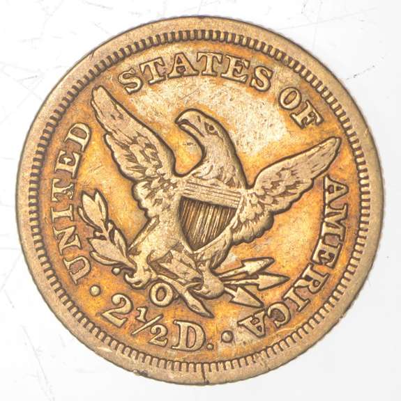 1852-O $2.50 Liberty Head Gold Quarter Eagle