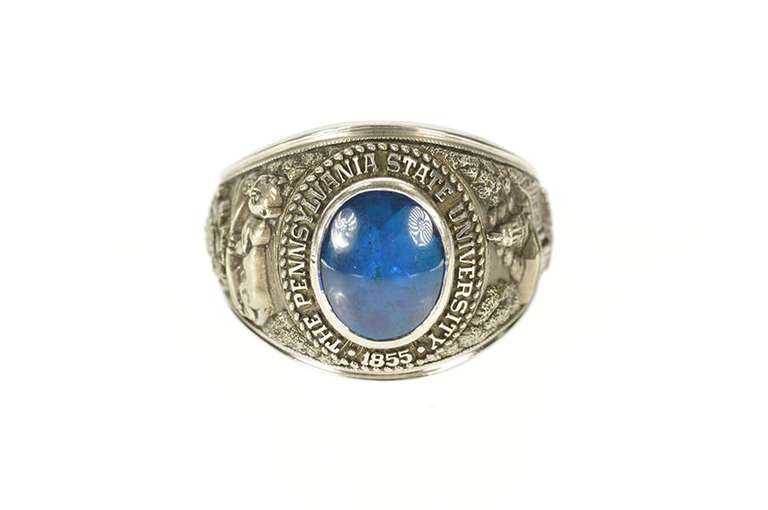 10K White Gold 1969 Pennsylvania State University Class Ring