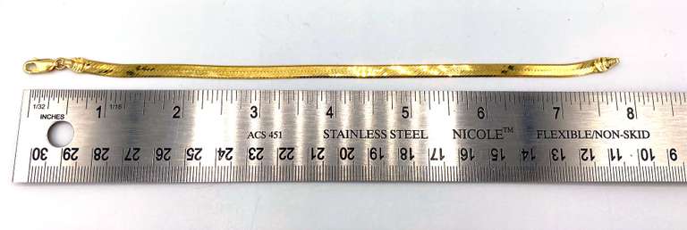 Always Needed 14kt Herringbone Bracelet
