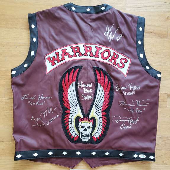 The Warriors Movie Cast Autographed Vest ACOA WITNESS