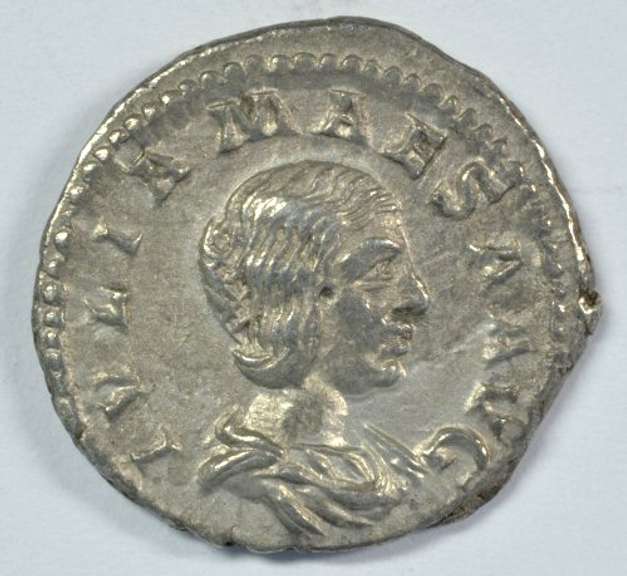 Sharp Julia Maesa Roman Silver Denarius, 223-226 AD