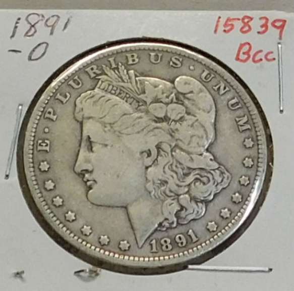 1891-O Morgan Dollar  circ