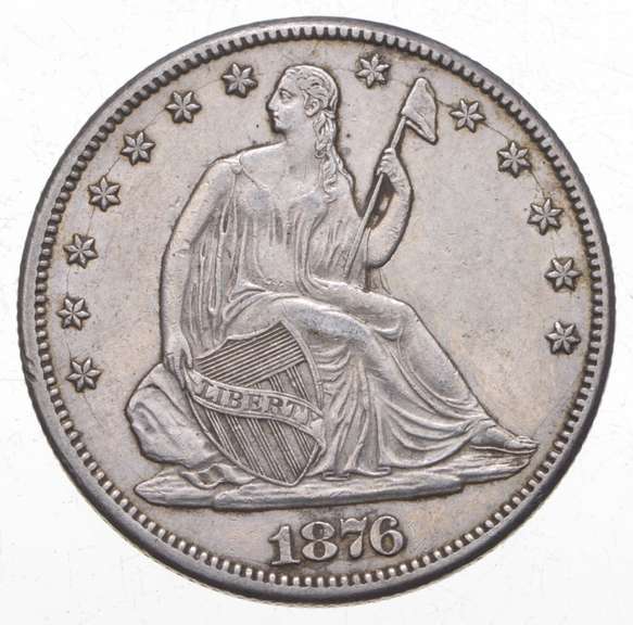 1876-CC Seated Liberty Half Dollar