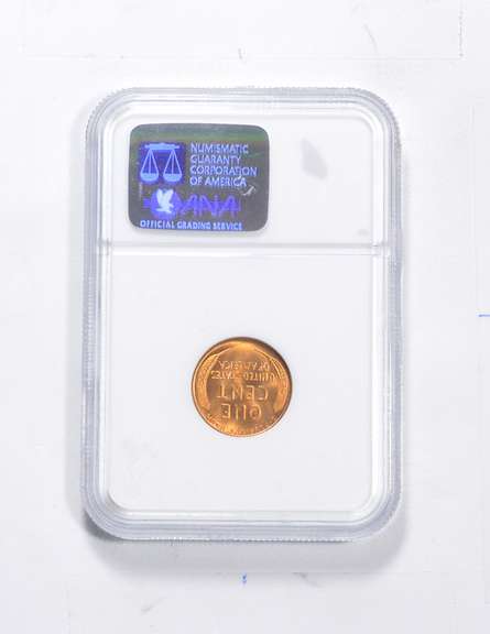 MS67 RD 1946-D Lincoln Wheat Cent - Graded NGC