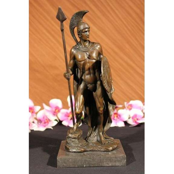 Roman Warrior Bronze Sculpture